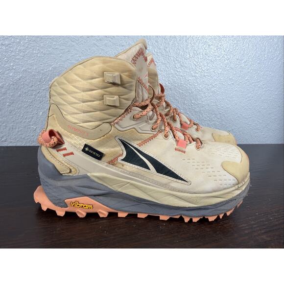 Altra Olympus 5 Mid GTX Womens Ivory Athletic Running Shoes Sz US 8 M EU 41 - Picture 3 of 10